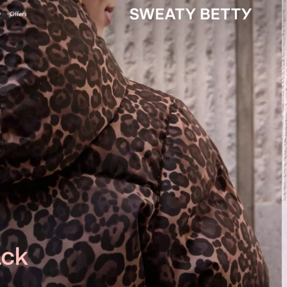 🍉Sweaty Betty Gold Shimmering Black Sweatshirt Cropped Top Running - Picture 7 of 7